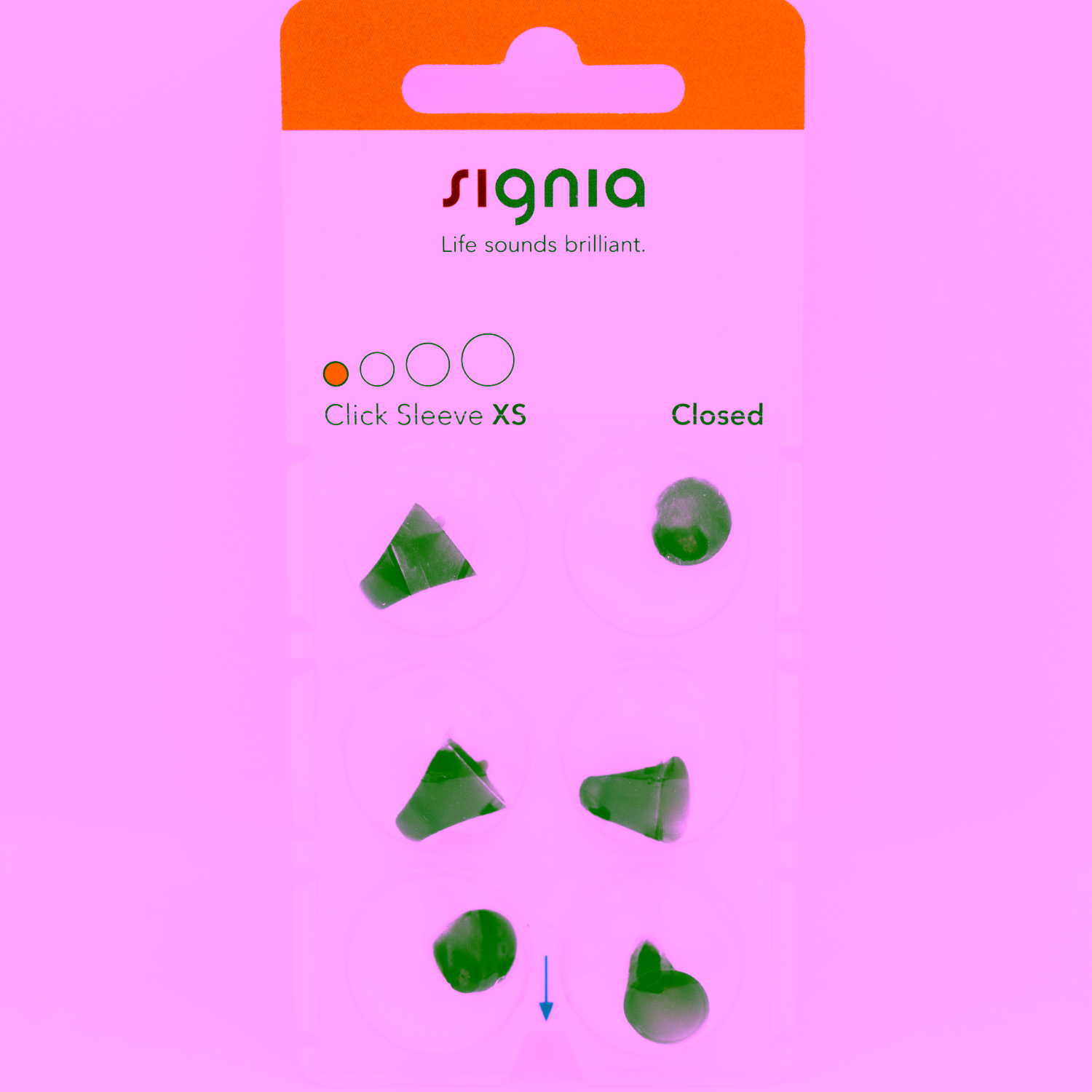 Signia Click Sleeve Closed